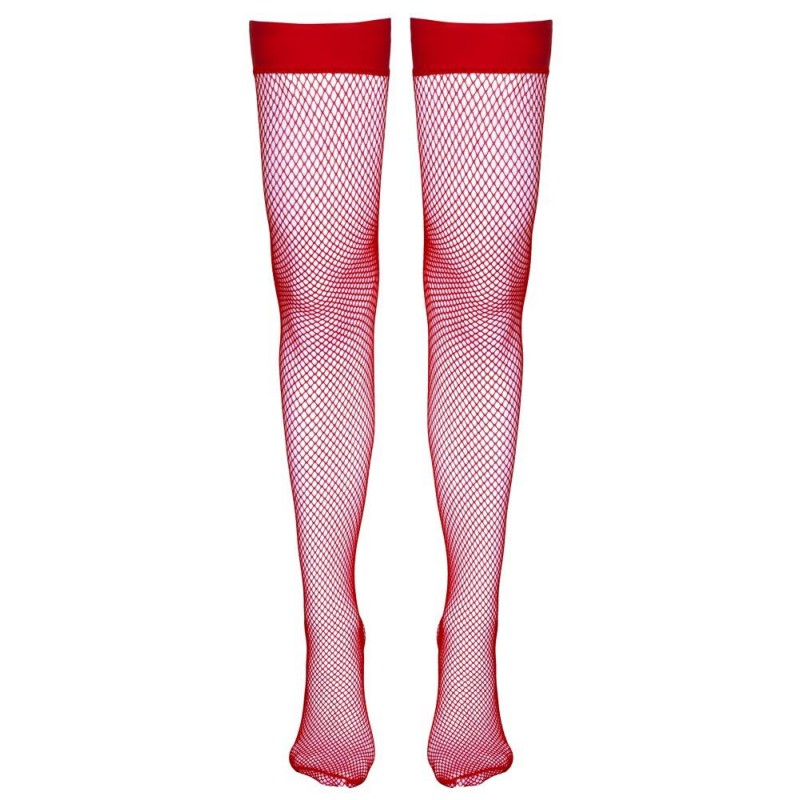 Hold-up Stockings red M